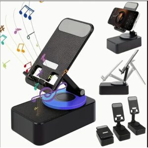XM-098 Wireless Speakers with Phone Holder & Power Bank