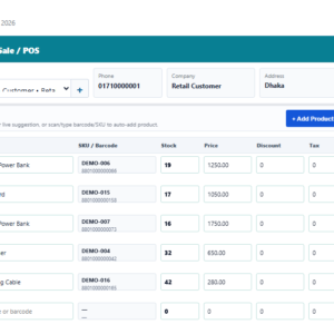 Inventory Management Software in Bangladesh | POS, Stock, Sales & Purchase – SlickTouch Inventory Pro