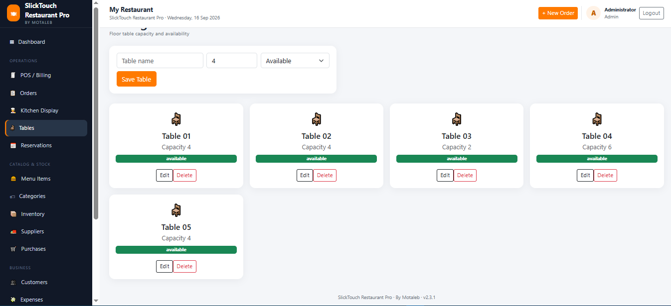 SlickTouch Restaurant Pro : Restaurant Management Software - Image 2